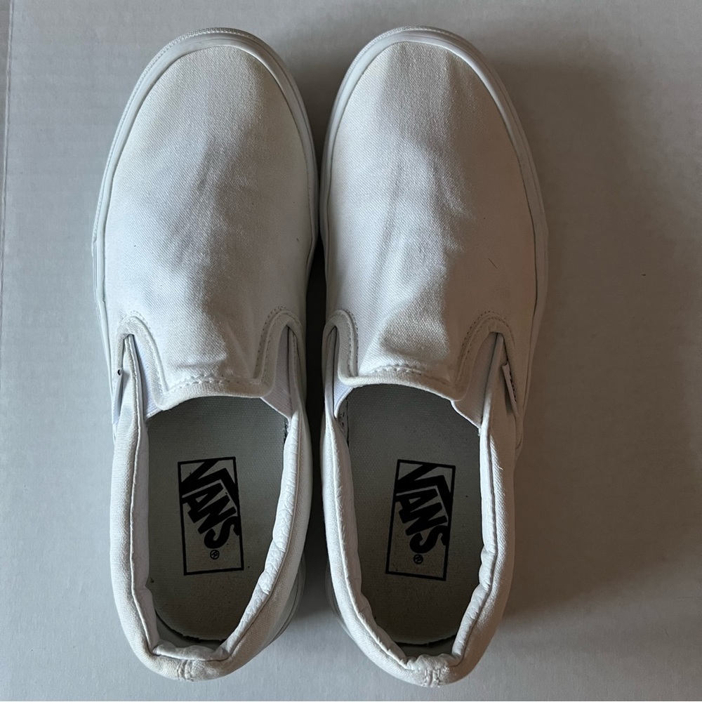 Vans men’s  White Slip-On Shoes